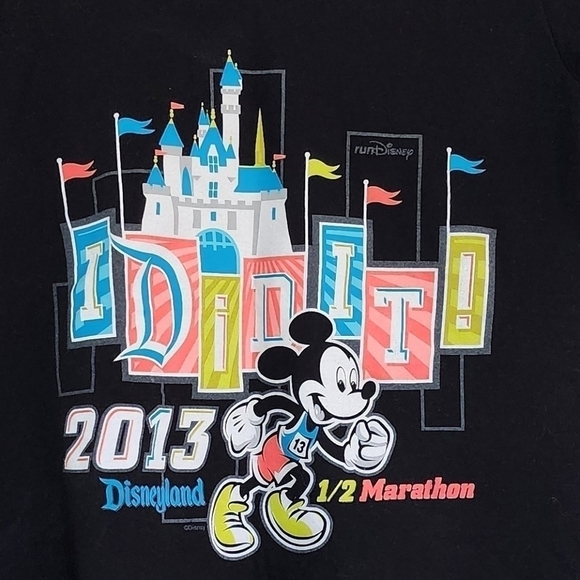 Champion × Disney 2013 Half Marathon " I Did It" Tshirt size Small - Picture 3 of 4